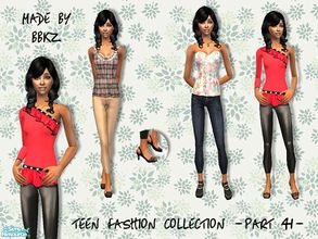 Sims 2 — Teen Fashion Collection - part 41 - by BBKZ — Available as everyday for teens. No EP required. MESH BBKZ 030611