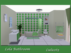 Sims 3 — Lola bathroom  by Lulu265 — A versatile bathroom set, for a small space . New meshes 