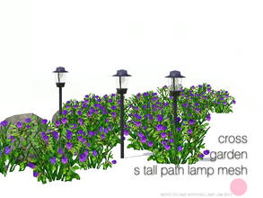 Sims 3 — Cross Garden S Tall Path Lamp Mesh by DOT — Cross Garden S Tall Path Lamp Mesh by DOT of The Sims Resource