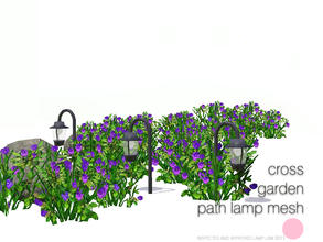 Sims 3 — Cross Garden Path Lamp Mesh by DOT — Cross Garden Path Lamp Mesh by DOT of The Sims Resource