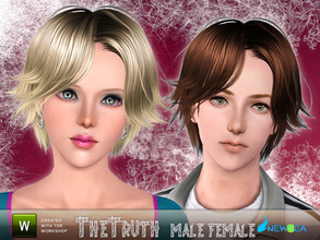 Sims 3 — Newsea TheTruth Male+Female Hairstyle by newsea — This hairstyle is for male and female. Works for all ages. All