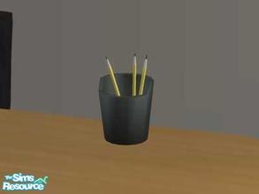 Sims 2 — Michele Office - Pencil Cup by EarthGoddess54 — This is a new mesh, please be sure to download in order to use