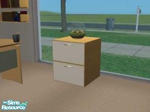 Sims 2 — Michele Office - File Cabinet by EarthGoddess54 — This is a new mesh, please be sure to download in order to use