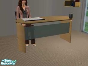 Sims 2 — Michele Office - Desk by EarthGoddess54 — This is a new mesh, please be sure to download in order to use