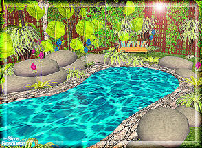 Sims 2 — Gabriella Patio  by Alban_Alban — This patio has 13 new meshes and 1 COLLECTION\'S FILE! You can recolor it with