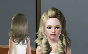 Sims 3 — Rapunzel by sophie_xxxx — Rapunzel is a child her traits are workaholic,neat and perfectionist you could call
