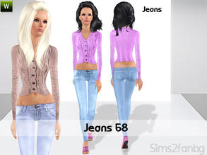 Sims 3 — Jeans 68 by sims2fanbg — .:Jeans 68:. Jeans in 3 recolors,Recolorable,Launcher Thumbnail. I hope u like it!