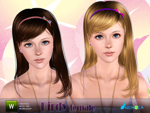 Sims 3 — Newsea Birdy Female Hairstyle by newsea — This hairstyle is for female. Works for all ages except toddler. All