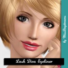 Sims 3 — Lash Diva Eyeliner by MissDaydreams — Feel your inner Diva with this great eyeliner! Gender: Female only Age: