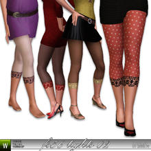 Sims 3 — FS 56 tights 02 by katelys — New leggins for teen-elder females. 4 different color schemes. 3 color palettes.