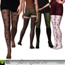 Sims 3 — FS 56 tights 04 - Hearts by katelys — New stockings for teen-elder females. 4 different color schemes. 2 color