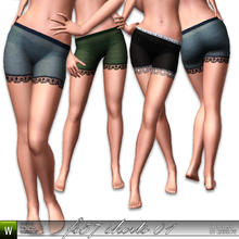 Sims 3 — FS 57 shorts 01 by katelys — New semi-transparent shorts.