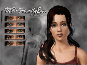 Sims 3 — MB-FriendlyEyes by matomibotaki — New contact lenses by matomibotaki. 3 recolorable areas