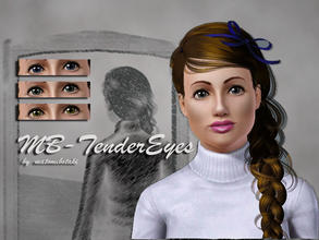 Sims 3 — MB-TenderEyes by matomibotaki — New contact lenses by matomibotaki. 3 recolorable areas.