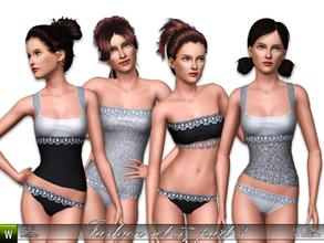 Sims 3 — FS 57 Pt3 - Underwear/swimwear by katelys — A collection of clothes in the same style as my previous 2 sets. One