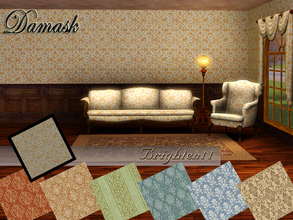 Sims 3 — Damask-Brighten11 by Brighten11 — A set of classic damask patterns, perfect for walls, carpet, upholstery,