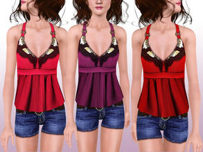 Sims 3 — In The Zone Top by simseviyo — New top for ladies