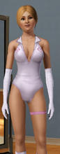 Sims 3 — Eileen Nurse Outfit by peachycornbeef2 — Pink on Pink nurse outfit that Eileen Galvin wears in Silent Hill 4: