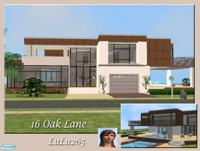 Sims 2 — 18 Oak Lane  by Lulu265 — A lovely family home. Consists of sunken sitting room, dining area, study/sun room and