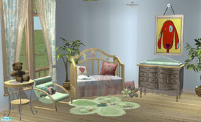 Sims 2 — OpenHouse _RC_JasmineNursery3 by openhousejack — this is a recolor of Jasmine\'s nursery with nine