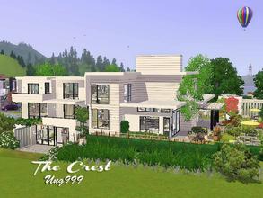 Sims 3 — The Crest by ung999 — This lot loacated at 2500 Pinochle Point Sunset Valley is a two storey luxury modern