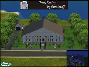 Sims 2 — Greek Revival by gypsiewolf2 — The first in my Classic Architecture series, the Greek Revival Mansion has room