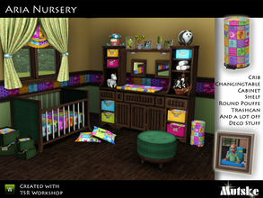 Sims 3 — Aria Nursery by Mutske — Here is the 4th part of the Aria serie, a nursery. All furniture can be used as single