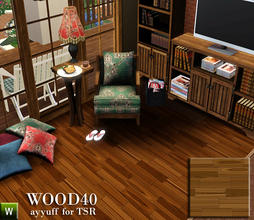 Sims 3 — Wood Pattern40 by ayyuff — recolorable wood pattern