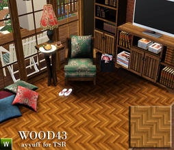 Sims 3 — Wood Pattern43 by ayyuff — recolorable wood pattern