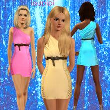 Sims 3 — LP Stars by laupipi2 — This one is a garment with a sleeve. It has a belt that separates the part of above of