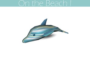 Sims 3 — On the Beach ! - Kid bedroom - Dolphin by lilliebou — This dolphin is a real usable toy. It is not recolorable.