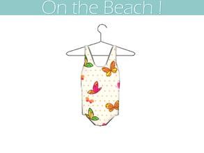 Sims 3 — On the Beach ! - Kid bedroom - Swimsuit by lilliebou — This decorative swimsuit has two recolorable channels. It