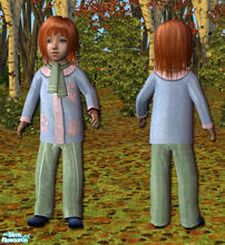 Sims 2 — Toddler Girl Outerwear - Baby Pastels by Simaddict99 — Cute little outift all in pastel hues. Two tone blue and