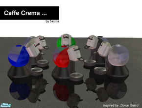 Sims 2 — Cafe Crema by Sasilia — inspired by \"Dolce Gusto\"