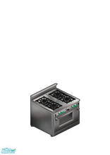 Sims 1 — Queenstown Basic Stove by MasterCrimson_19 — Here is my best rendition of a Queenstown Burgers basic stove,