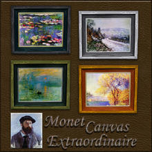 Sims 3 — Monet's Canvas Extraordinaire by terriecason — A collection of exquisite paintings created by one of the leading