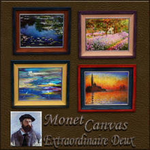 Sims 3 — Monet's Canvas Extraordinaire Deux by terriecason — A succession of elegant paintings created by Claude Monet,