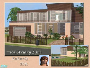 Sims 2 — 103 Aviary Lane  by Lulu265 — I was asked to build this house for someone. They wanted a downstairs nursery and