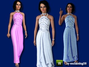 Sims 3 —  wedding dress by enchanting58 — by enchanting58 - Please. DO NOT re-uploaded -