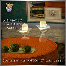 Sims 3 — 3DL Imperio Sim Antonio Lounge Candle Small by eddielle — 3DL Imperio Sim Antonio Lounge Candle Small