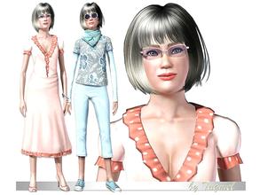 Sims 3 — Female ModeL-32 [Elder]  by TugmeL — *Please find below (Additional Notes) the list of all custom content used