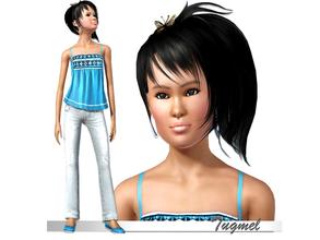 Sims 3 — Female ModeL-29 [Teen]  by TugmeL — *Please find below (Additional Notes) the list of all custom content used in