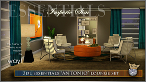 Sims 3 — 3DL Imperio Sim Antonio Set by eddielle — This set is wonderful. I offer you today my