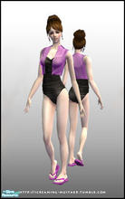 Sims 2 — [ Breath ] - AF Attire PURPLE by Screaming_Mustard — Purple recolour.
