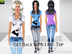 Sims 3 — Get Back In My Life - Top by sims2fanbg — .:Get Back In My Life:. Top in 3 recolors,Recolorable,Launcher