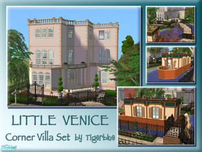 Sims 2 — Little Venice - The Corner Villa Set by Tigerblue — A set of two villas - one furnished - from my Little Venice