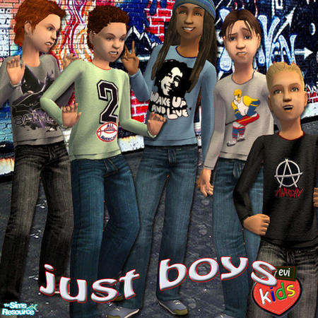 Sims 2 — evi just boys by evi — Just for boys!