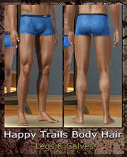 Sims 3 — Happy Trails Body Hair - Legs & Calves by terriecason — 