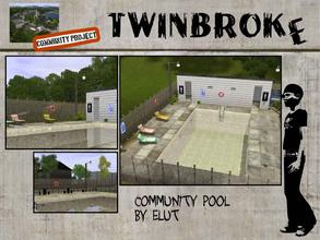 Sims 3 — Twinbroke Community Pool by Elut — Twinbroke Collection. It do not have olympic measures and there is no