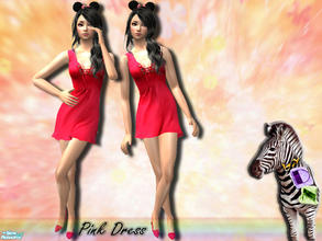 Sims 2 — Pink Dress by DN agust by Dasha0510 — ****by DN**** I like it!